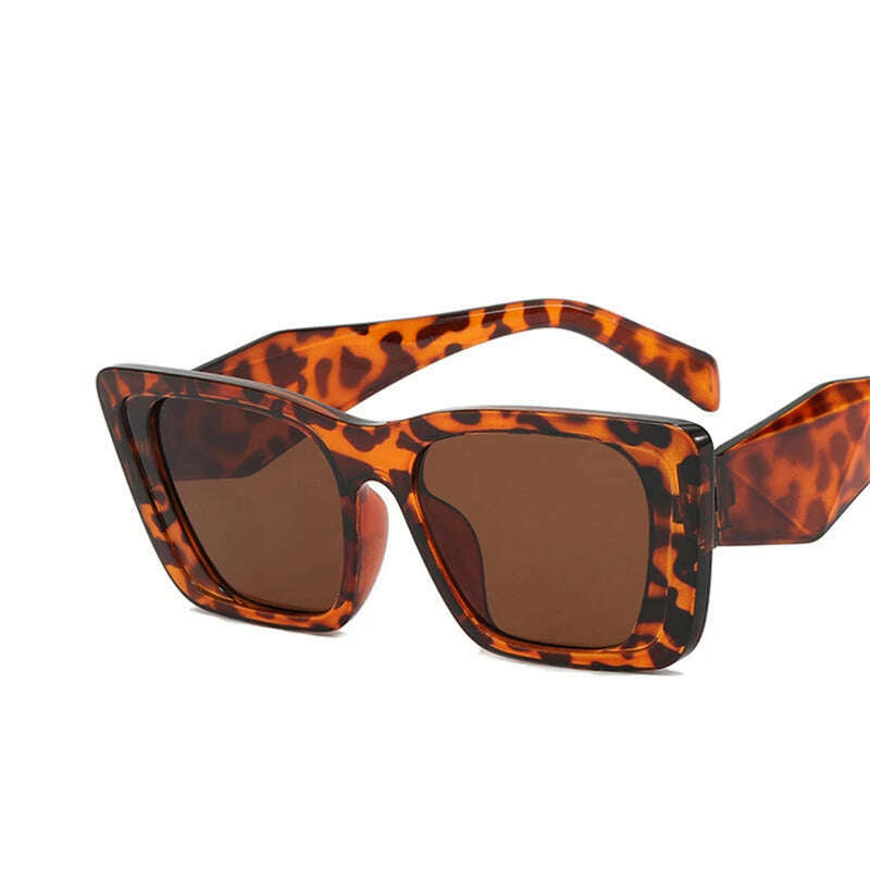 New Trend Sunglasses Women Luxury Brand Vintage Square Sun Glasses Fashion Retro Ladies Cat Eye Eyewear Eyeglasses oculos de sol - KIMLUD