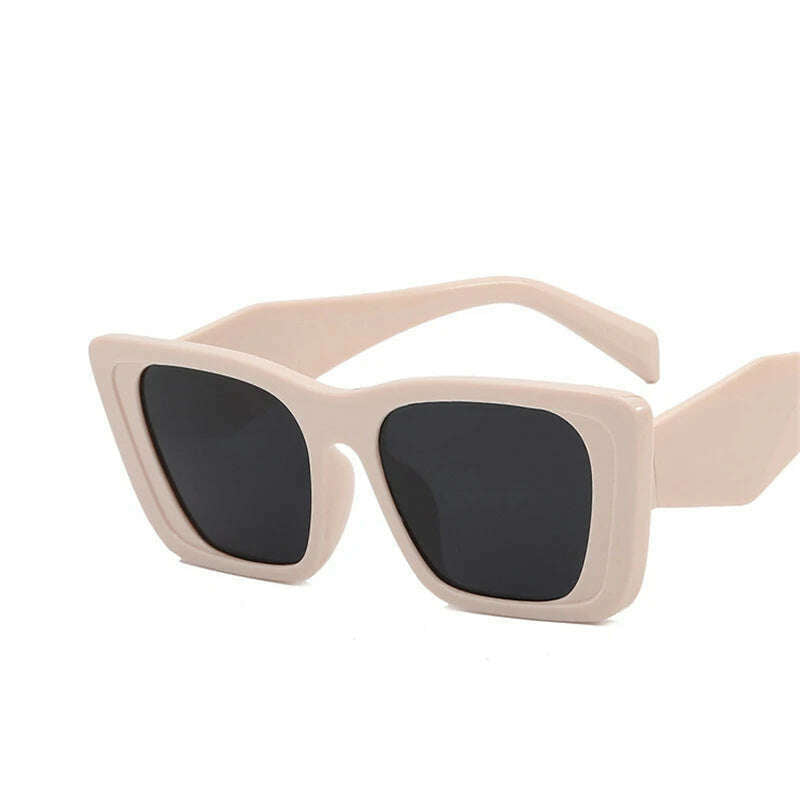New Trend Sunglasses Women Luxury Brand Vintage Square Sun Glasses Fashion Retro Ladies Cat Eye Eyewear Eyeglasses oculos de sol - KIMLUD