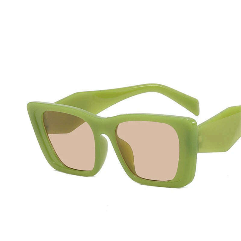 New Trend Sunglasses Women Luxury Brand Vintage Square Sun Glasses Fashion Retro Ladies Cat Eye Eyewear Eyeglasses oculos de sol - KIMLUD