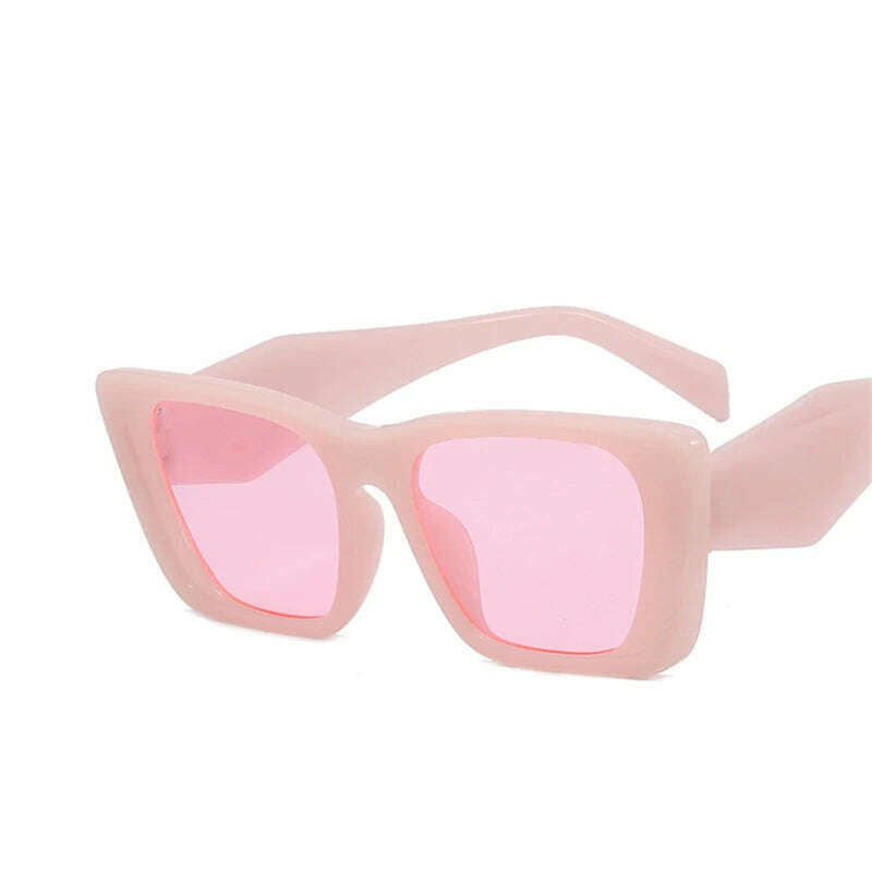 New Trend Sunglasses Women Luxury Brand Vintage Square Sun Glasses Fashion Retro Ladies Cat Eye Eyewear Eyeglasses oculos de sol - KIMLUD