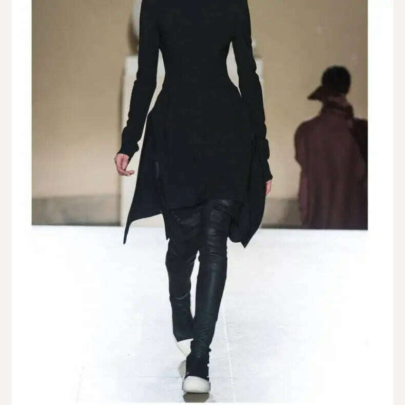 New Women Shoes Over Knee High Boots Luxury Trainers Winter Casual Brand Snow Spring Flats Shoes Black Big Size Mid-calf Boots - KIMLUD