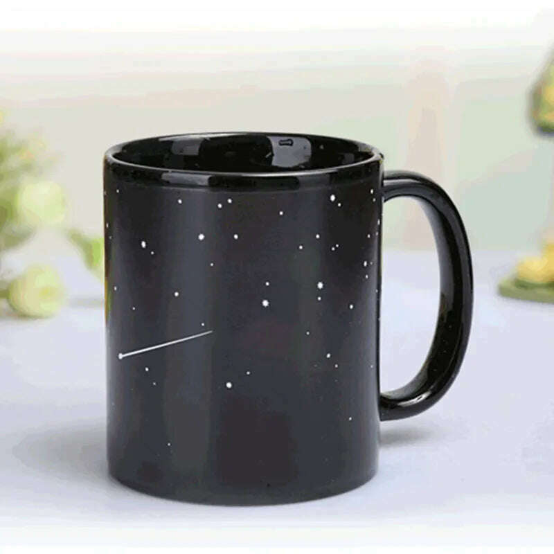 KIMLUD, Newest Style Ceramic Cups Changing Color Mug Milk Coffee Mugs Friends Gifts Student Breakfast Cup Star Solar System Mugs, picture, KIMLUD Womens Clothes