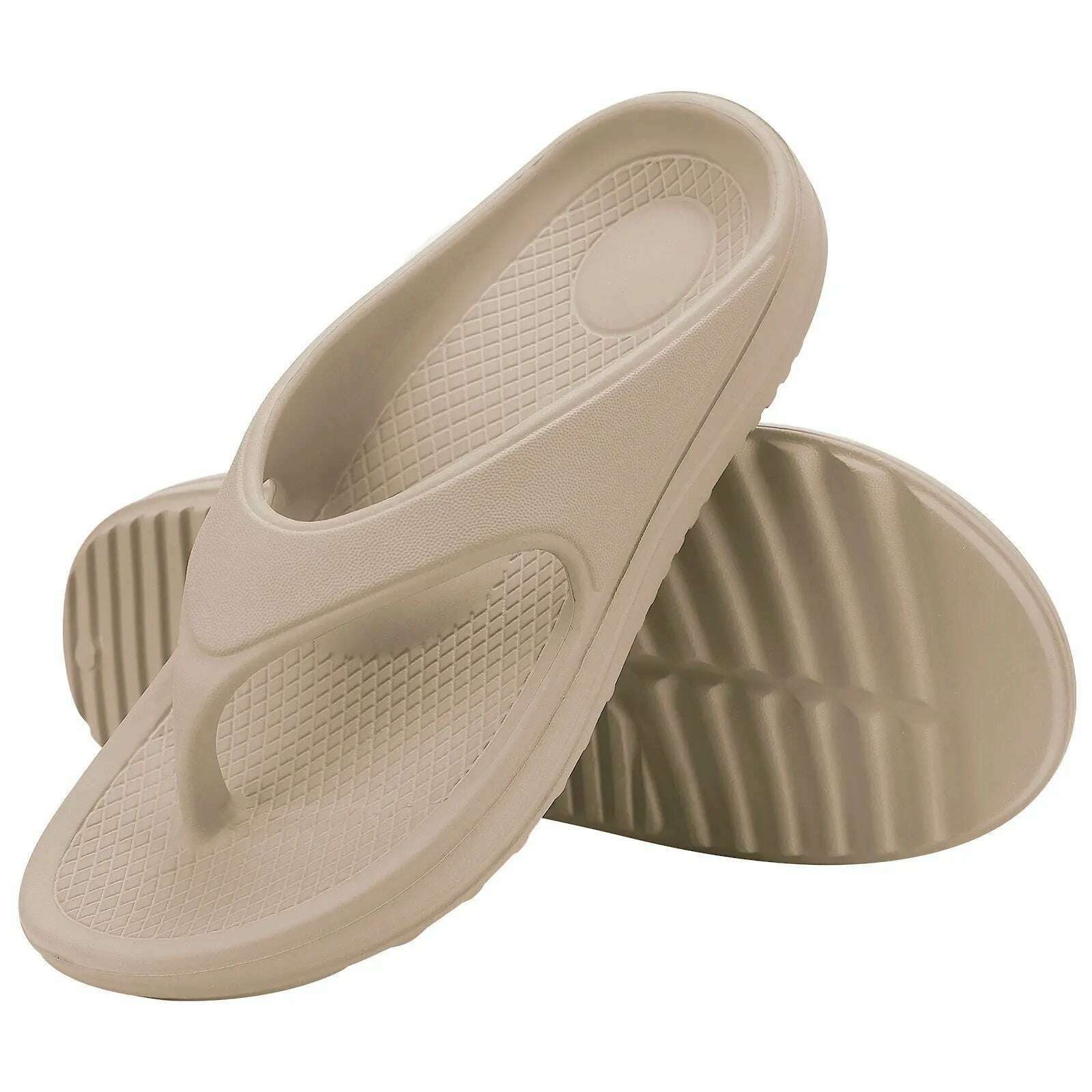 Orthopedic Sandals for Women Fashionable Beach Flip Flop Summer Outdoor Soft Sandals with Arch Support Home Bathroom Slides - KIMLUD