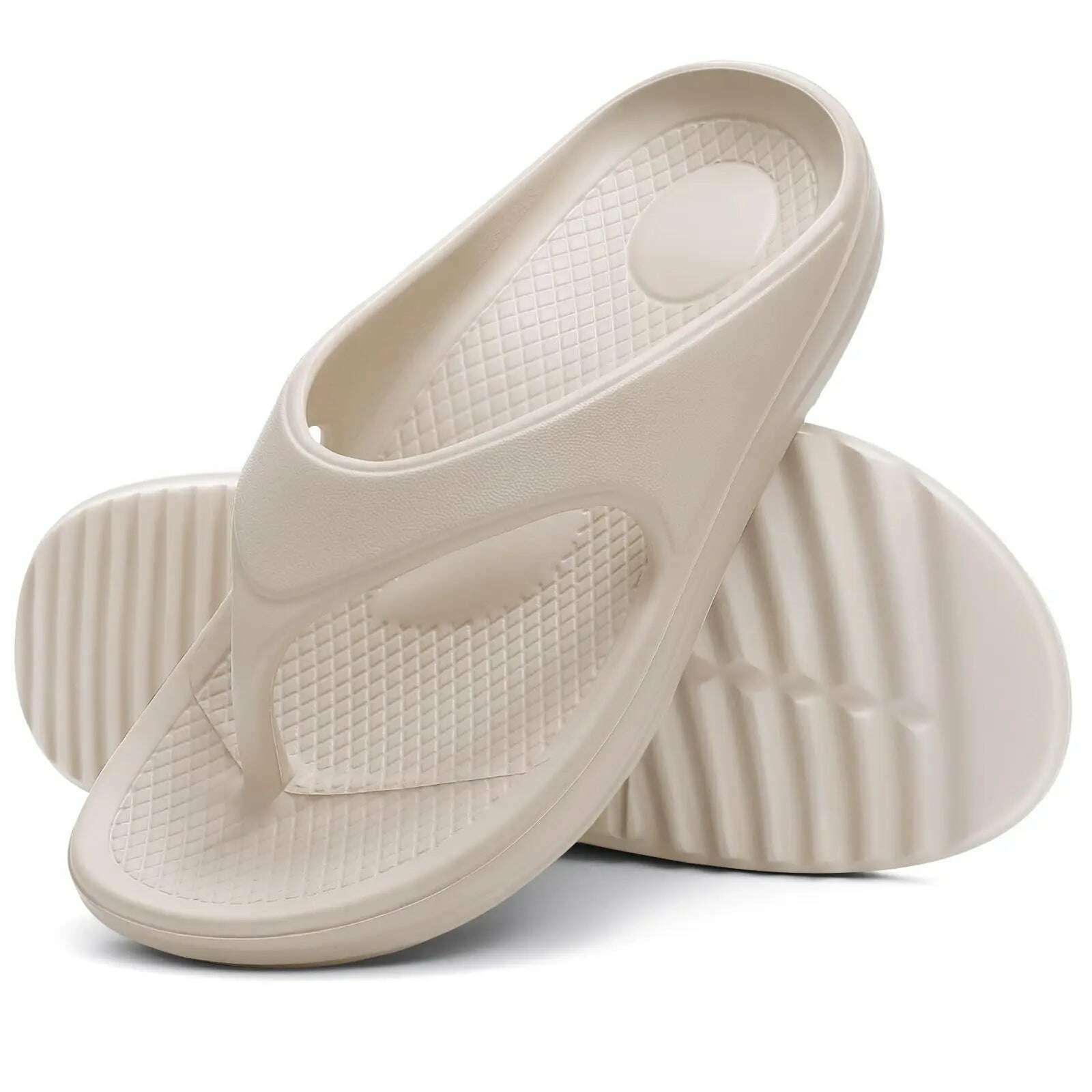 Orthopedic Sandals for Women Fashionable Beach Flip Flop Summer Outdoor Soft Sandals with Arch Support Home Bathroom Slides - KIMLUD