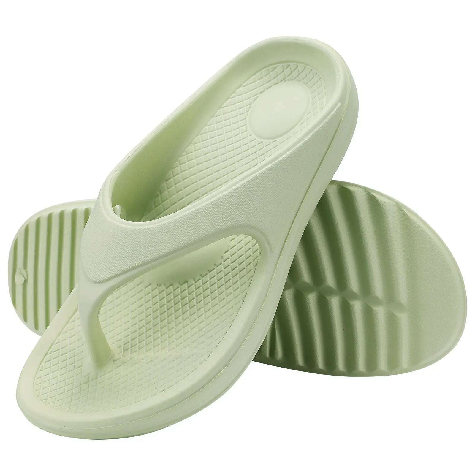 Orthopedic Sandals for Women Fashionable Beach Flip Flop Summer Outdoor Soft Sandals with Arch Support Home Bathroom Slides - KIMLUD