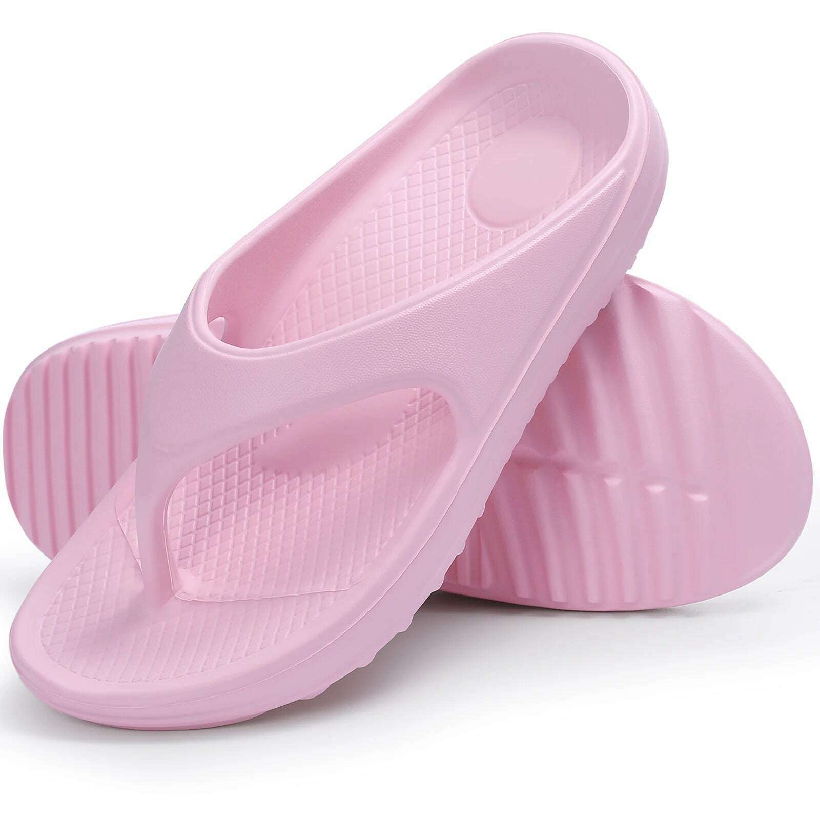 Orthopedic Sandals for Women Fashionable Beach Flip Flop Summer Outdoor Soft Sandals with Arch Support Home Bathroom Slides - KIMLUD