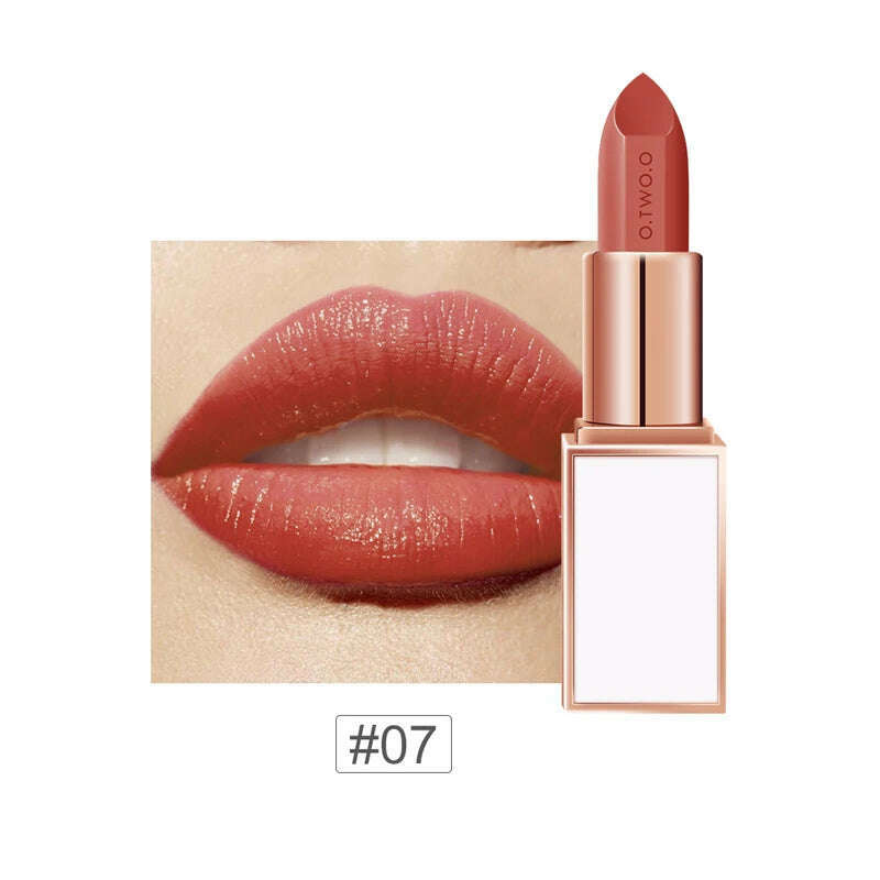 KIMLUD, O.TWO.O shimmer glitter lipstick cream 20 colors velvet matte lipstick pen waterproof long lasting sexy red lip stick OT044, KIMLUD Womens Clothes