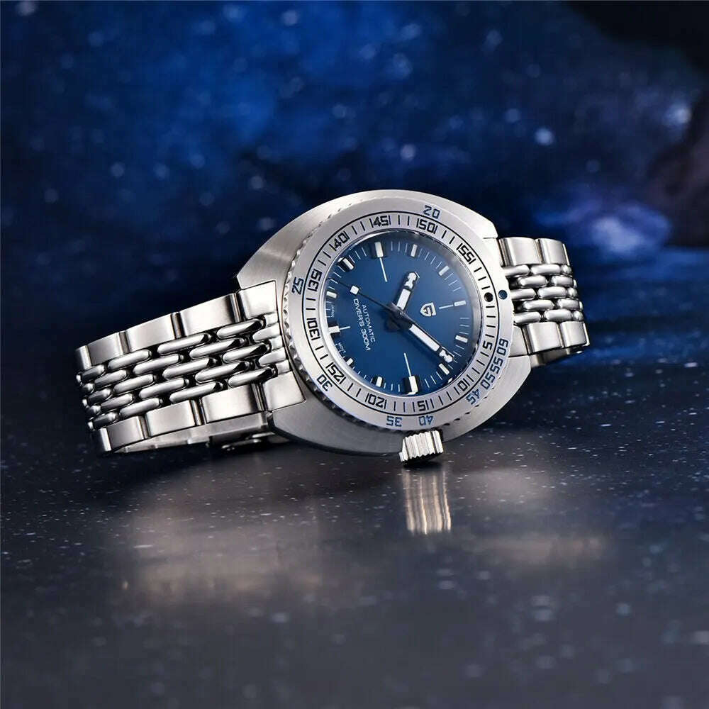 KIMLUD, PAGANI DESIGN 2024 New Men's Automatic Mechanical Divers Watches NH38 Sapphire Stainless Steel 300m Waterproof AR Watch for Men, KIMLUD Womens Clothes