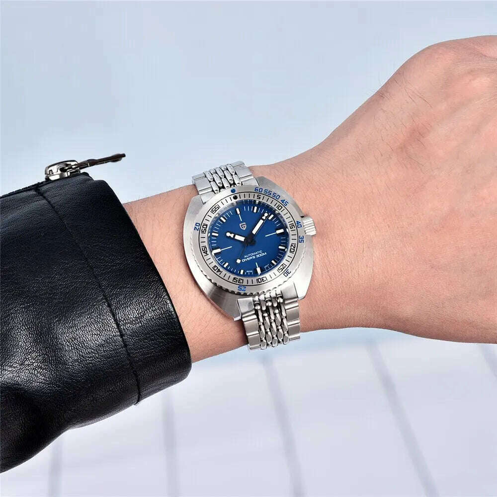 KIMLUD, PAGANI DESIGN 2024 New Men's Automatic Mechanical Divers Watches NH38 Sapphire Stainless Steel 300m Waterproof AR Watch for Men, KIMLUD Womens Clothes