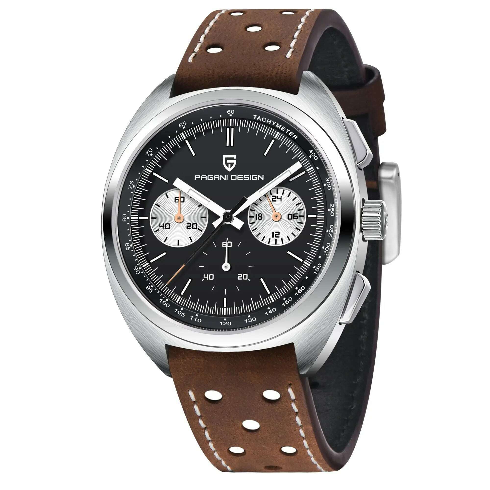 KIMLUD, PAGANI DESIGN 2024 NEW Turtle Back Chronograph 1782 Watch for Man Fashion Men's Quartz Watch Luminous relogios masculino, Black L, KIMLUD APPAREL - Womens Clothes