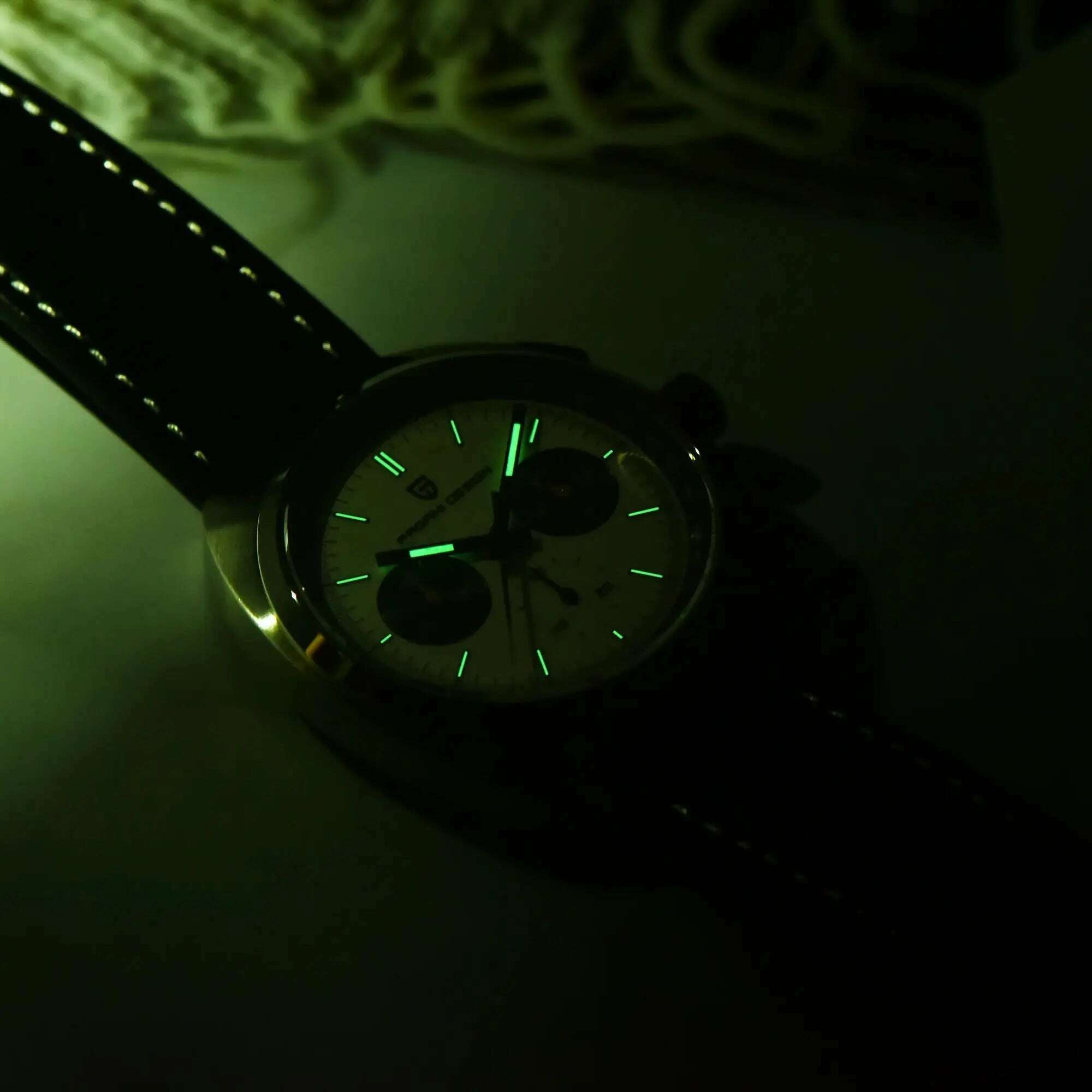 KIMLUD, PAGANI DESIGN Panda Dial Men Watches Luxury Quartz Watch For Men Japan VK63 Sport Chronograph Sapphire glass Wristwatch 2024 New, KIMLUD Womens Clothes