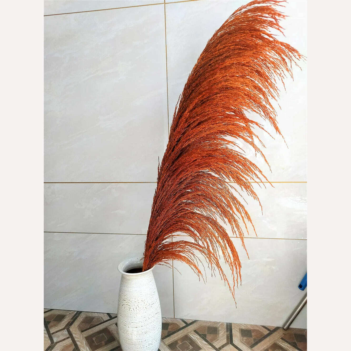 KIMLUD, Pampas Grass Tall,80-120cm Natural Brown Pampas Floral Vintage Dried Flower,Large Dried Plant for Living Room Boho Decor Bouquet, KIMLUD Womens Clothes