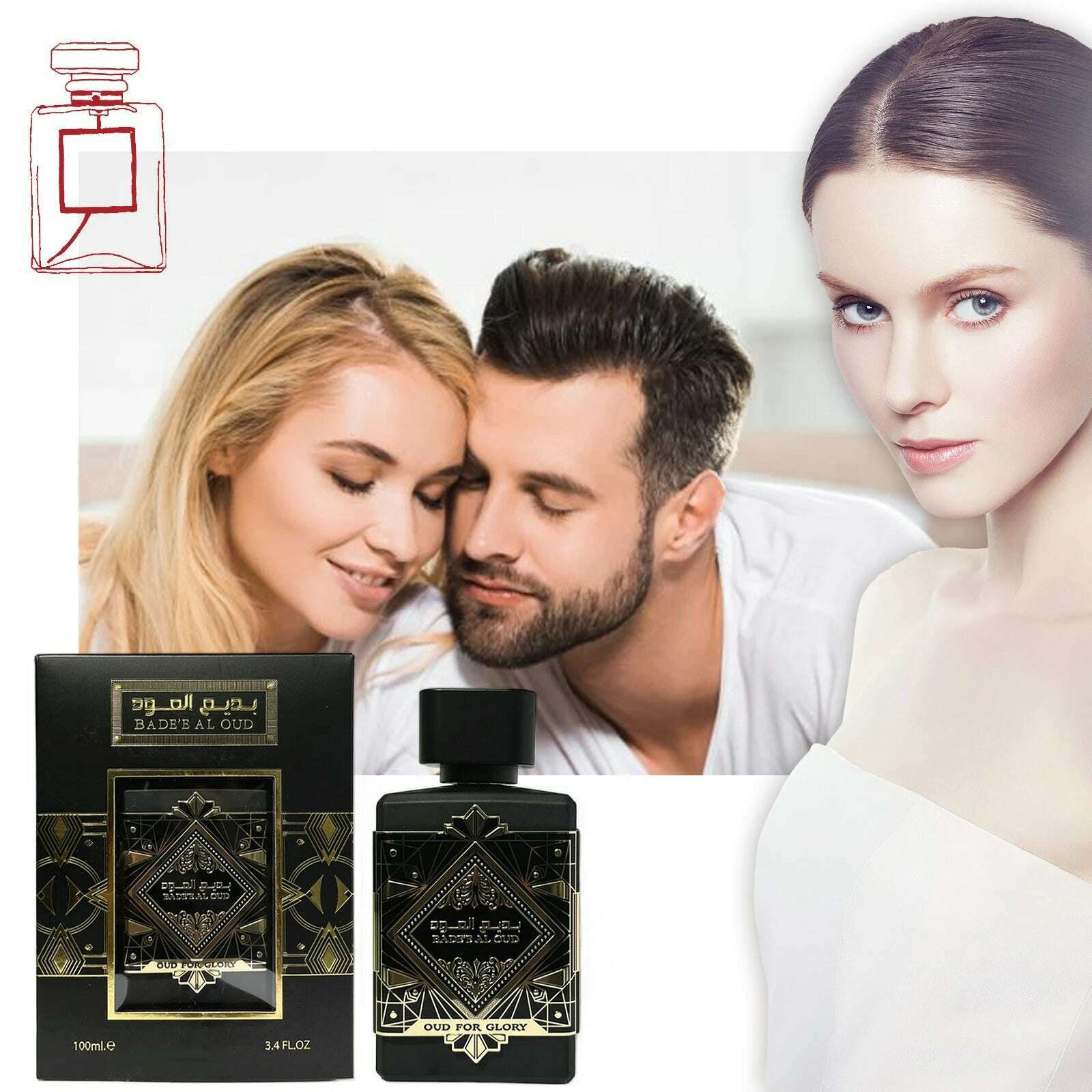 Pheromone Perfume Women 100ml Lasting Fragrance Le parfum Men Colognes Eau De Toilette Fresh Natural Perfumes Arabes Originales - KIMLUD