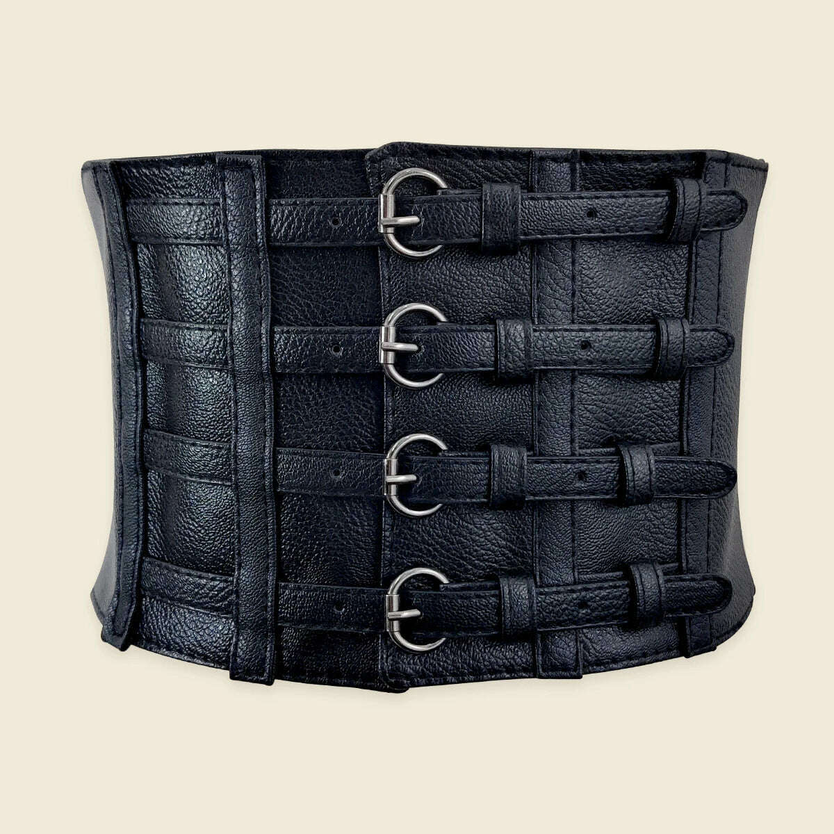 KIMLUD, Plus Size Black Leather Wide Y2K Elastic Corset Belt Female Stretch Cummerbunds Designer Belts For Women High Quality Waistband, black corset / 70cm, KIMLUD Womens Clothes
