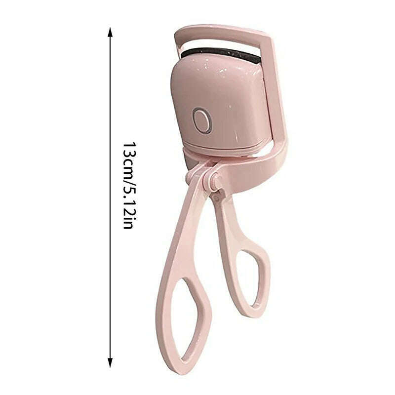 KIMLUD, Portable Eye Lash Perm Shaping And Lasting Curling Thermal Eyelash Clip Electric Eyelash Curler USB Charging Model Fast Heating, Pink, KIMLUD Womens Clothes