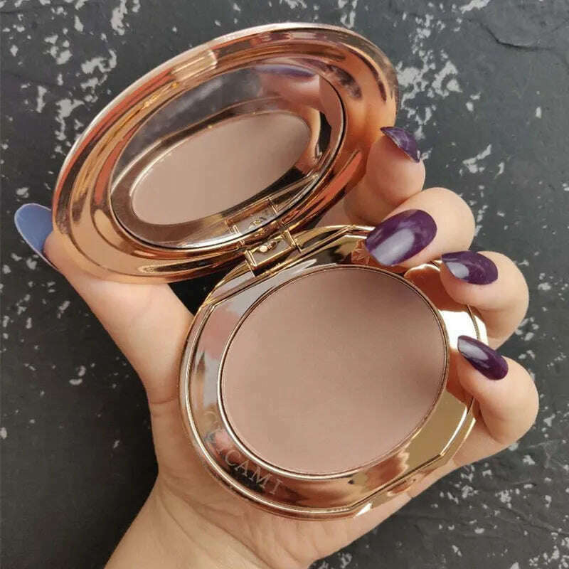 Square Shadow Powder Pressed Shading Bronzer Powder 2 Colors Dark Ang Light Face Contouring ...