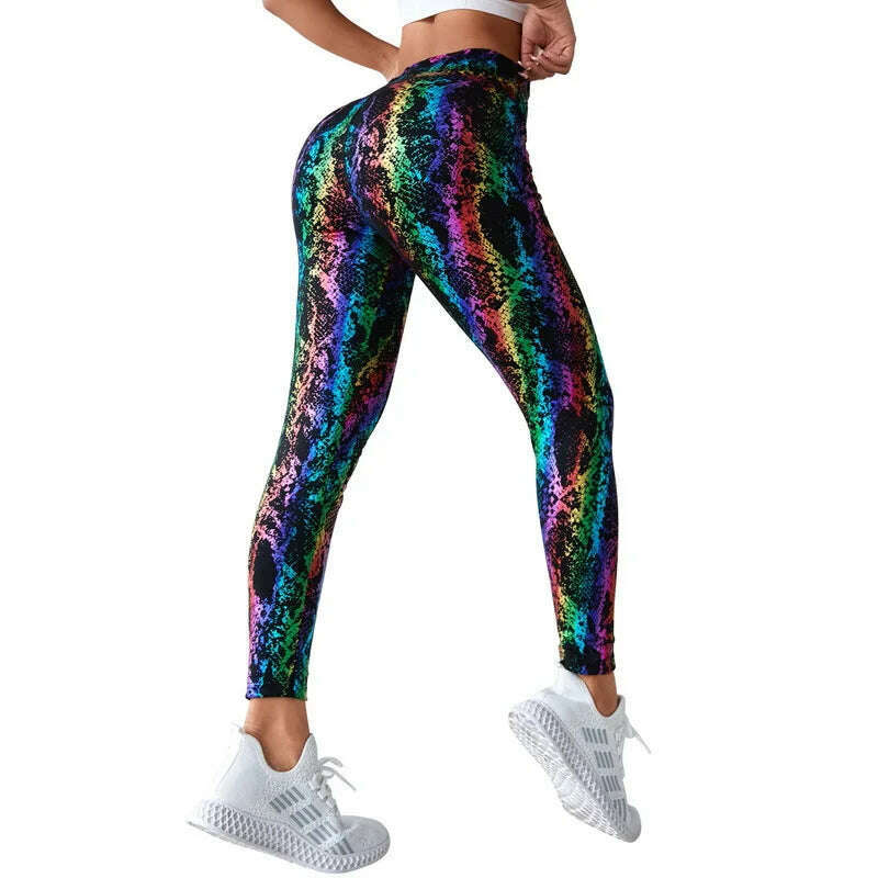 Print Seamless Leggings Women Soft Workout Tights Fitness Outfits Yoga Pants High Waisted Gym Wear Lycra Spandex Leggings, Style 1--Color 3 / S, KIMLUD Women's Clothes
