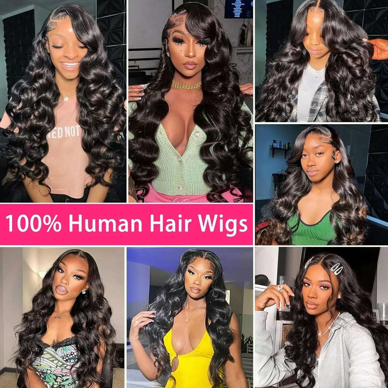 KIMLUD, Body Wave Lace Front Wig Human Hair 180% Density 13X4 HD Lace Frontal Wigs Pre Plucked 12A Brazilian Wigs 30 Inch Natural Color, KIMLUD Women's Clothes