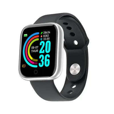 D20Pro Smart Watch Men Women Fitness Tracker Watch Sport Heart Rate Blood Pressure Monitor Waterproof Smartwatch for Android IOS - KIMLUD