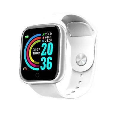 D20Pro Smart Watch Men Women Fitness Tracker Watch Sport Heart Rate Blood Pressure Monitor Waterproof Smartwatch for Android IOS - KIMLUD