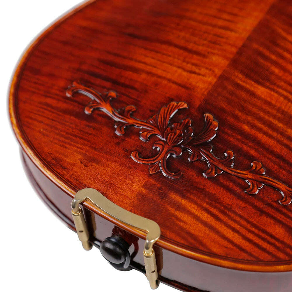 KIMLUD, Italy Master Hand-made Carved Maple Violin Naturally Flamed Customized Antique Violino 4/4  w/ Full Accessories TONGLING Brand, KIMLUD Women's Clothes