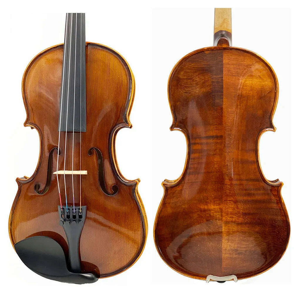 KIMLUD, Strings Musical Instruments Handmade German Flame Violin, Default Title, KIMLUD Womens Clothes