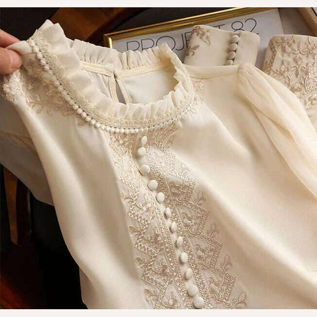 Stylish Women's Blouse for a Chic Look Fashion Luxury Women's Tops with Graceful Design Spring Summer tops blusa mujer - KIMLUD