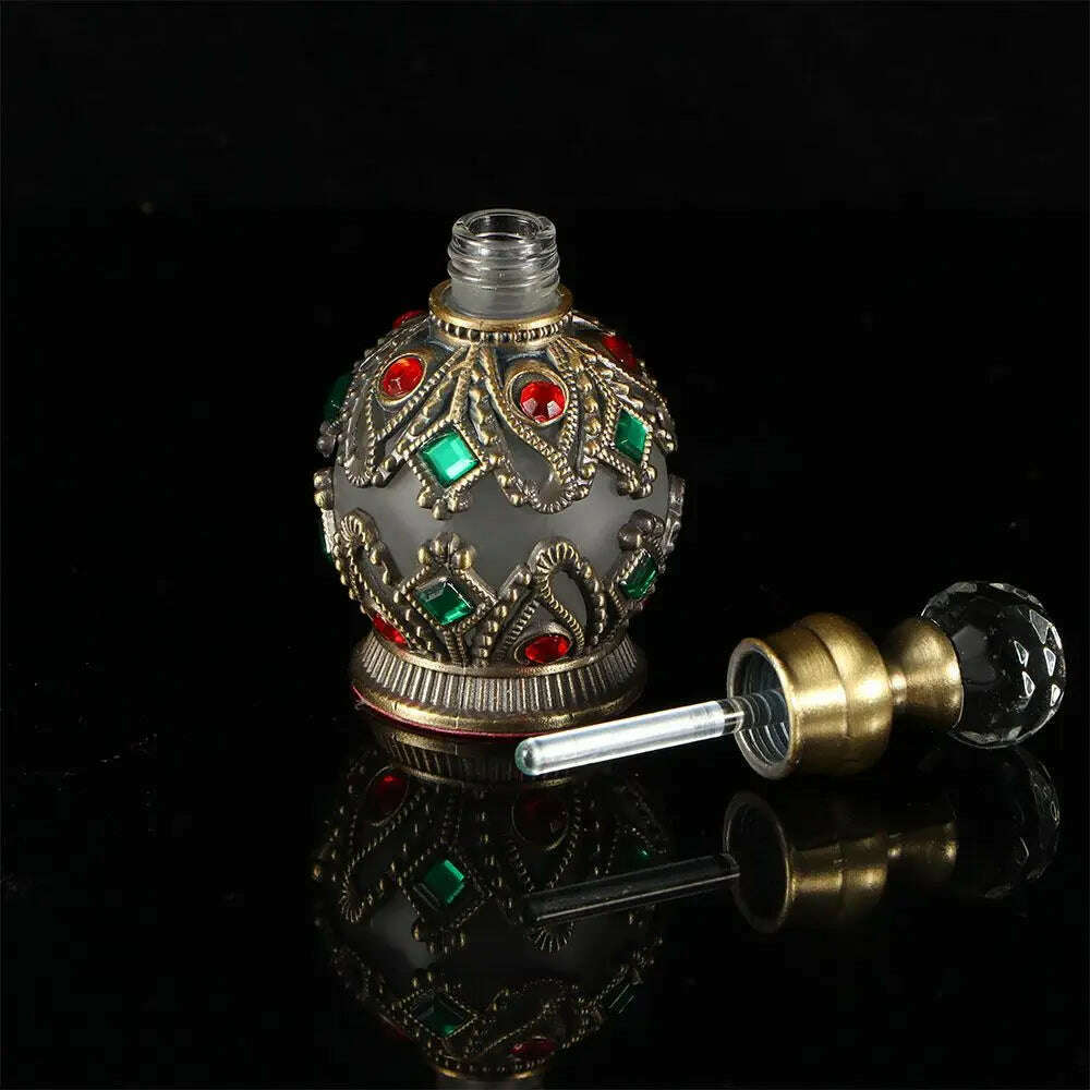 KIMLUD, Professional Middle East Style Weeding Decoration Arab Style Empty Bottle Perfume Container Refillable Bottles Perfume Bottle, KIMLUD Womens Clothes