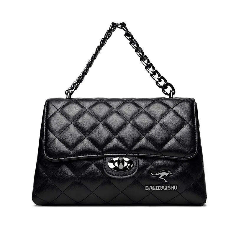 PU Leather Shoulder Bag For Women 2021 Summer Armpit Crossbody bag Lady Handbags Female Solid Color Travel Tote - KIMLUD