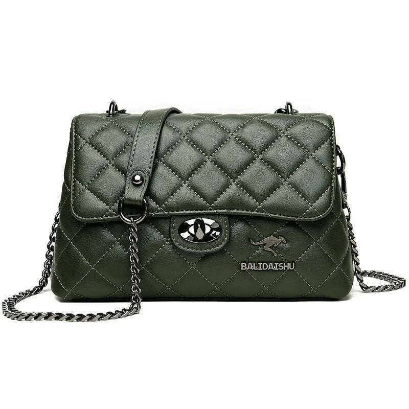 PU Leather Shoulder Bag For Women 2021 Summer Armpit Crossbody bag Lady Handbags Female Solid Color Travel Tote - KIMLUD
