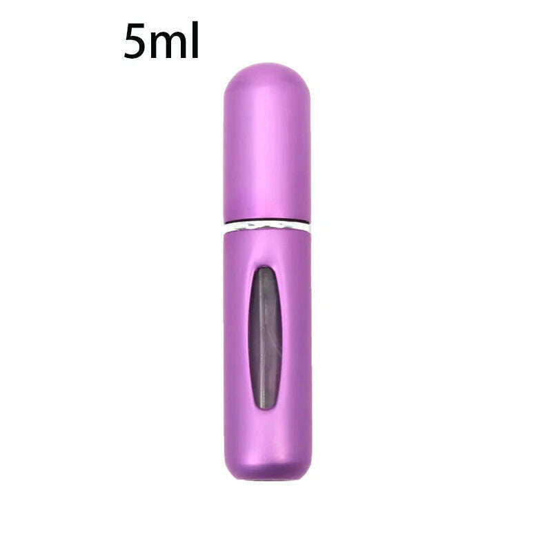 KIMLUD, Refillable Mini Perfume Bottle Portable Cosmetic Bottle Spray Bottle Atomizer Spray Container Travel Refillable Bottles 8ml /5ml, 5ml Matte Pink 1, KIMLUD APPAREL - Womens Clothes
