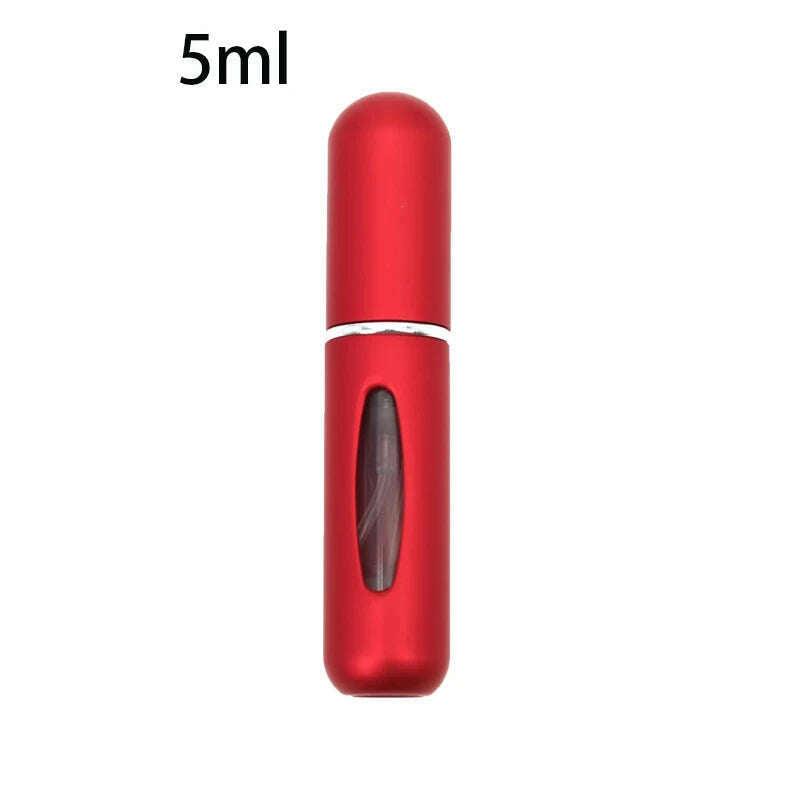 KIMLUD, Refillable Mini Perfume Bottle Portable Cosmetic Bottle Spray Bottle Atomizer Spray Container Travel Refillable Bottles 8ml /5ml, 5ml Matte Red, KIMLUD APPAREL - Womens Clothes