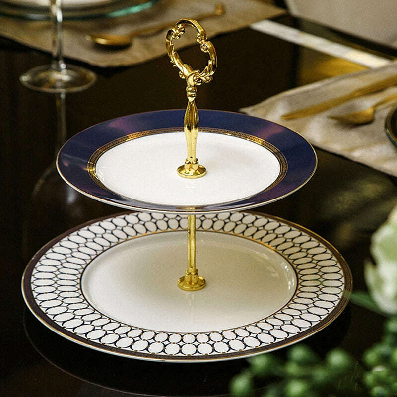 KIMLUD, Restaurant Decoration Bone China Steak Plate Ceramic Western Plate Coffee Cup Tableware Set Dinner Plates, A, KIMLUD APPAREL - Womens Clothes