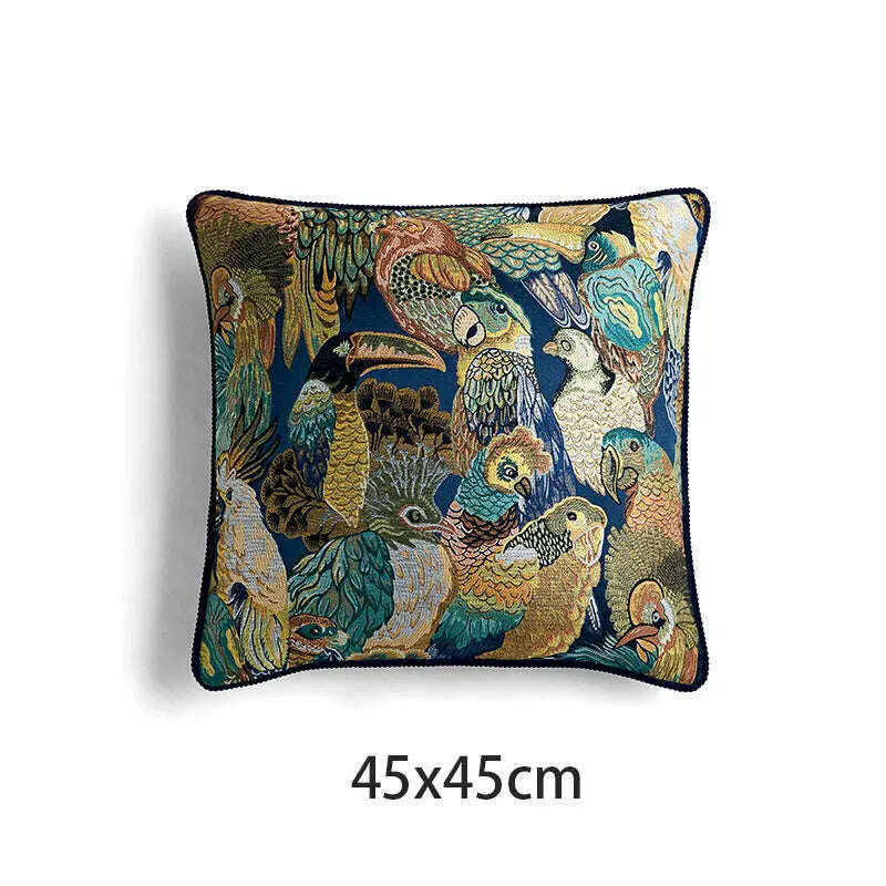 KIMLUD, Retro American Pillow Pillowcase Home Living Room Sofa Cushions Office Lumbar Pillows Classic Luxury Cushion Covers Square, KIMLUD Womens ClothesKIMLUD, Retro American Pillow Pillowcase Home Living Room Sofa Cushions Office Lumbar Pillows Classic Luxury Cushion Covers Square, 006 / pillowcase, KIMLUD APPAREL - Womens Clothes