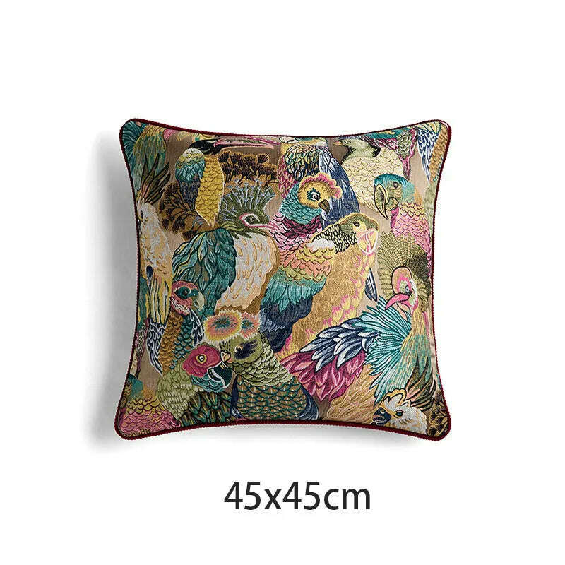 KIMLUD, Retro American Pillow Pillowcase Home Living Room Sofa Cushions Office Lumbar Pillows Classic Luxury Cushion Covers Square, KIMLUD Womens ClothesKIMLUD, Retro American Pillow Pillowcase Home Living Room Sofa Cushions Office Lumbar Pillows Classic Luxury Cushion Covers Square, 005 / pillowcase, KIMLUD APPAREL - Womens Clothes