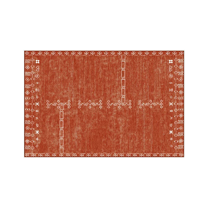 KIMLUD, Retro Art Minimalist Rug Luxury Large Area Living Room Carpet Comfortable Refreshing Bedroom Carpets Tapis Alfombra Tapete ковер, Volcano Red / 50x80cm, KIMLUD Womens Clothes