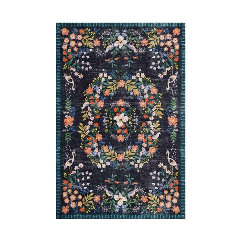 KIMLUD, Retro Bohemian Carpet Living Room Sofa Large Home Decor Soft Rug Bedroom Study Luxury Classical Garden Polyester Home Floor Mats, HU-1 / 55x150cm, KIMLUD Womens Clothes