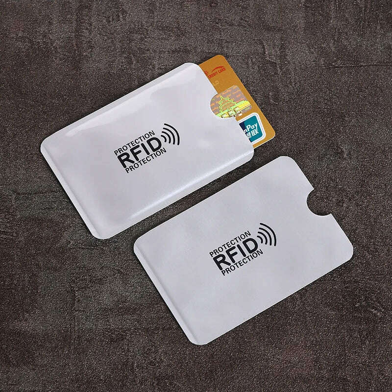 KIMLUD, Rfid Aluminum Men Wallet Card Holders Purse Carbon Fiber Men Business Slim Thin Smart Wallet Credit Cardholder Case Note Holder, style2, KIMLUD Womens Clothes
