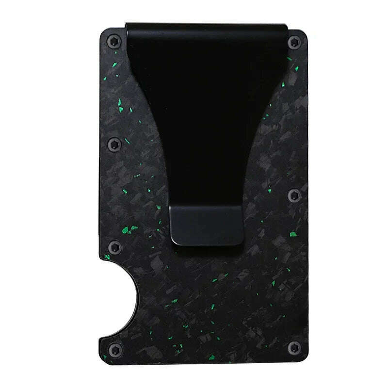 RFID Clip Metal Wallet Blocking Aluminum Minimalist Credit Card Holder Money Wallets 2024 All Color Slim Business Bank Id Case - KIMLUD