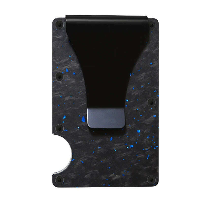 RFID Clip Metal Wallet Blocking Aluminum Minimalist Credit Card Holder Money Wallets 2024 All Color Slim Business Bank Id Case - KIMLUD