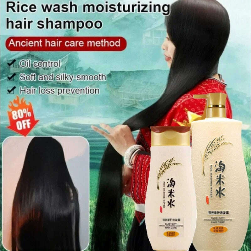 KIMLUD, Rice Water for Hair Growth Anti-dandruff Anti-itch Anti-hair Loss Prevent Thinning Restore Luster Repair Damaged Hair 750ml, KIMLUD Women's Clothes