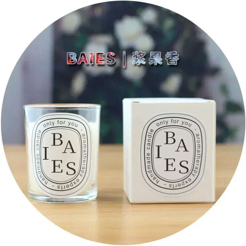 KIMLUD, Romantic Transparent Scented Fragrance Candle Light Gift Scented Aromatic Candles Guest Gift Candles Wedding Candles Candle Jar, BAIES, KIMLUD APPAREL - Womens Clothes