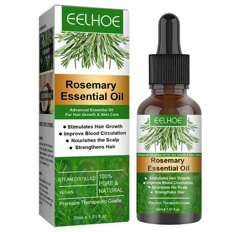 KIMLUD, Rosemary Essentiall Oil Hair Growth Products Organic Hair Products Scalp Hair Strengthening Oil For Nourish Shiny Hair Healthy, KIMLUD Womens Clothes