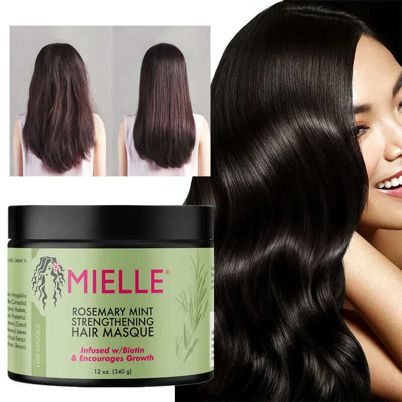 KIMLUD, Rosemary Mint Scalp Hair Strengthening Oil Enhanced Hair Mask Essential Oil Moisturizing Repair Hair Care Shampoo Curl Smoothie, KIMLUD Womens Clothes