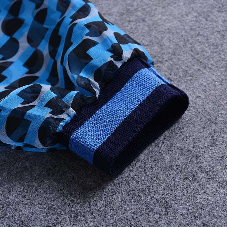 S-XXL High Quality Summer Brand New Fashion Blue Print Silky Fabric Stretch Waist Sexy Banquet Women Dress - KIMLUD