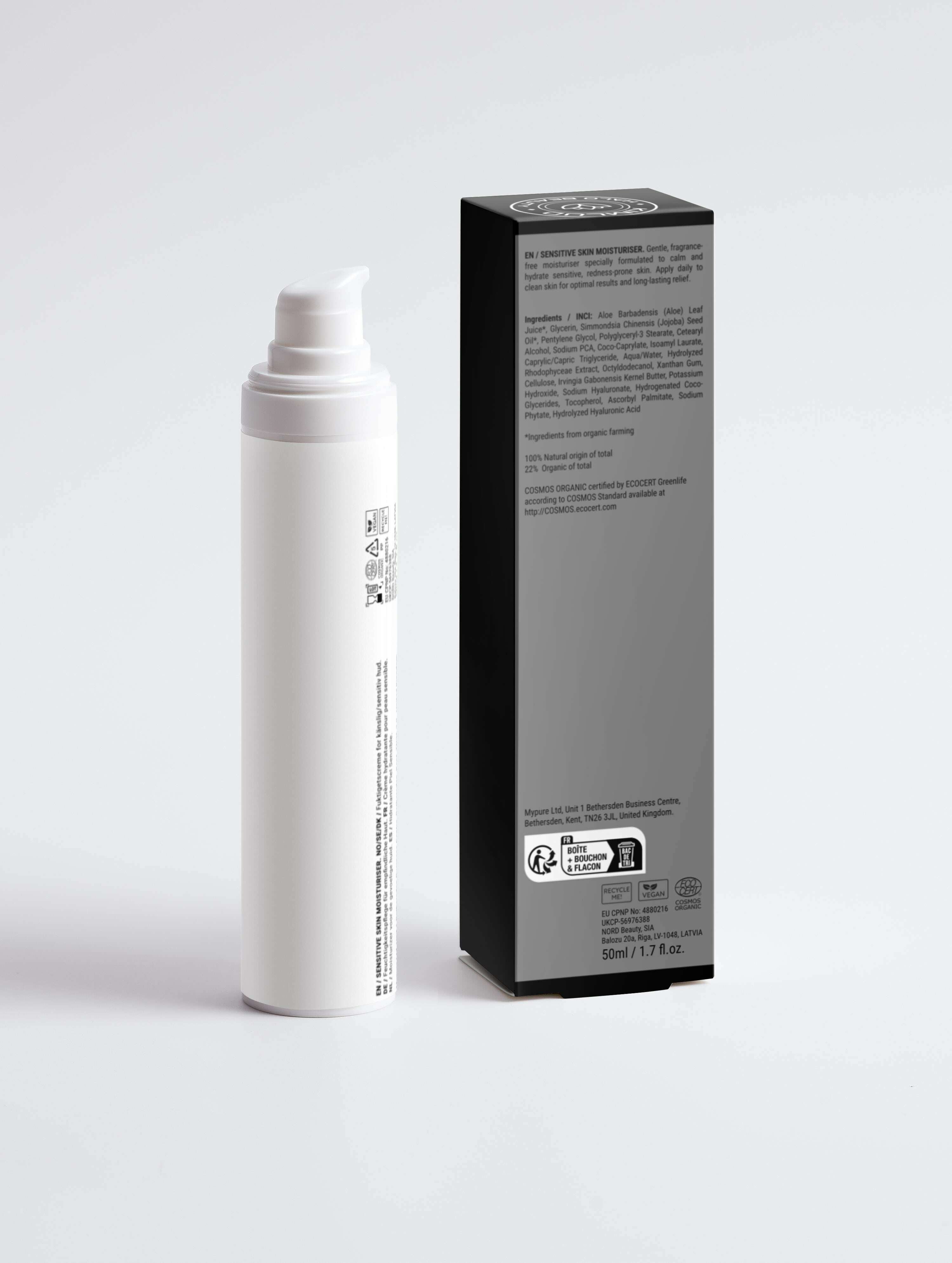Sensitive Skin Moisturiser, Fragrance Free