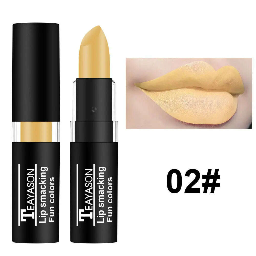 KIMLUD, Sexy Black Matte Lipstick Makeup Deep Dark Moisturizing Long Lasting Waterproof Velvet Lipstick 12 Colors Fashion Lip Make-Up, 02 / CHINA, KIMLUD Women's Clothes