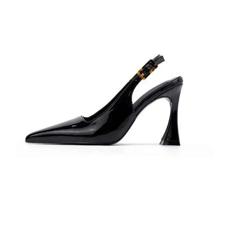 KIMLUD, Sharp Pointed Niche Women Shoe 2025 Fashion New Women High Heel Versatile Simple Single Shoes Trendy Temperament Women's Sandals, KIMLUD Womens Clothes