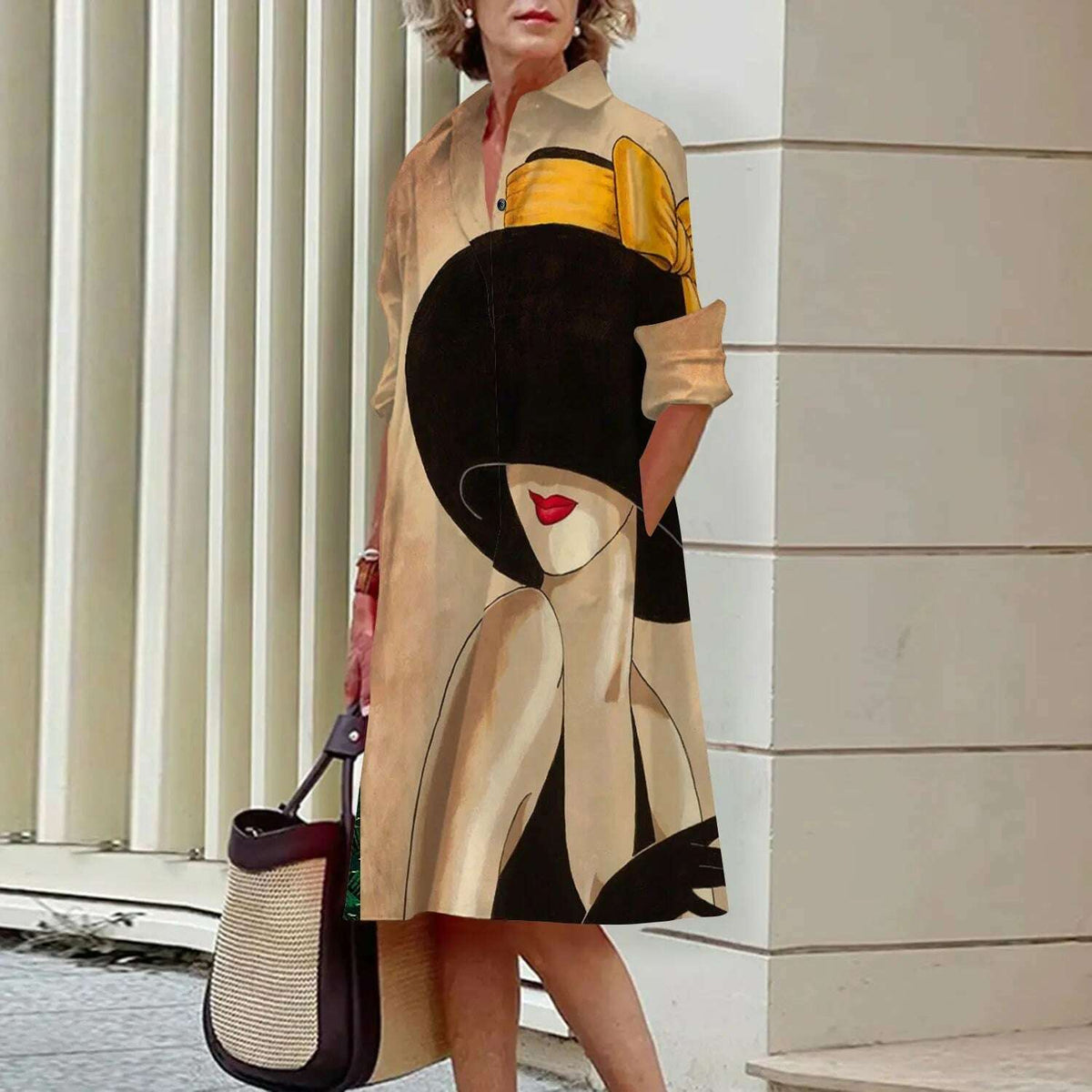 Shirt Women's 2023 Summer Fashion Clothing Noble Lady Print Sexy Shirt Summer Dress Loose Fashion Lapel Temperament Pocket Shirt Women's 2023 Summer Fashion Clothing Noble Lady Print Sexy Shirt Summer Dress Loose Fashion Lapel Temperament Pocket