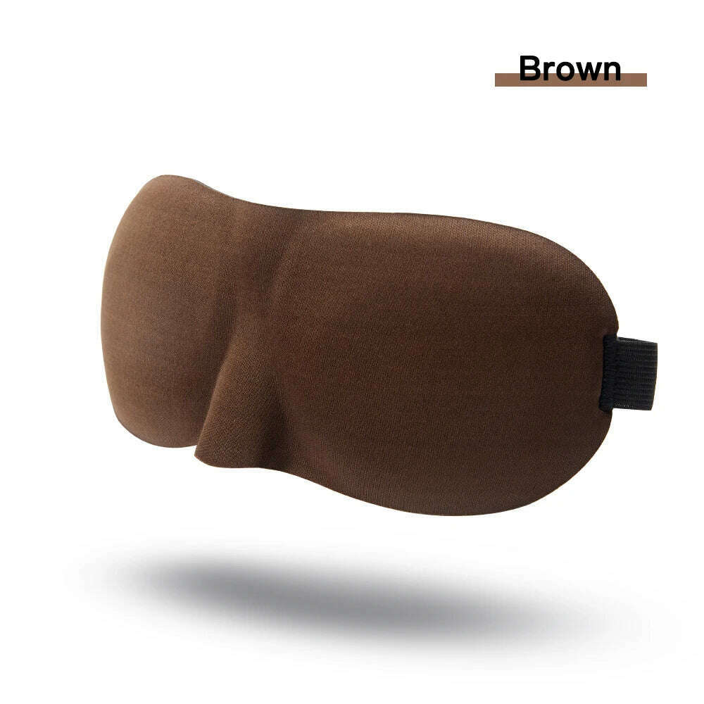 Silk Sleeping Mask Soft Smooth Sleep Mask For Eyes Travel Shade Cover Rest Relax Sleeping Blindfold Eye Cover Sleeping Aid - KIMLUD